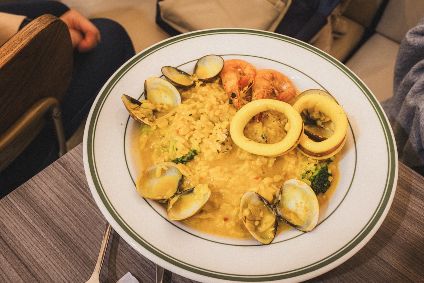 Arroz cremoso de mariscos